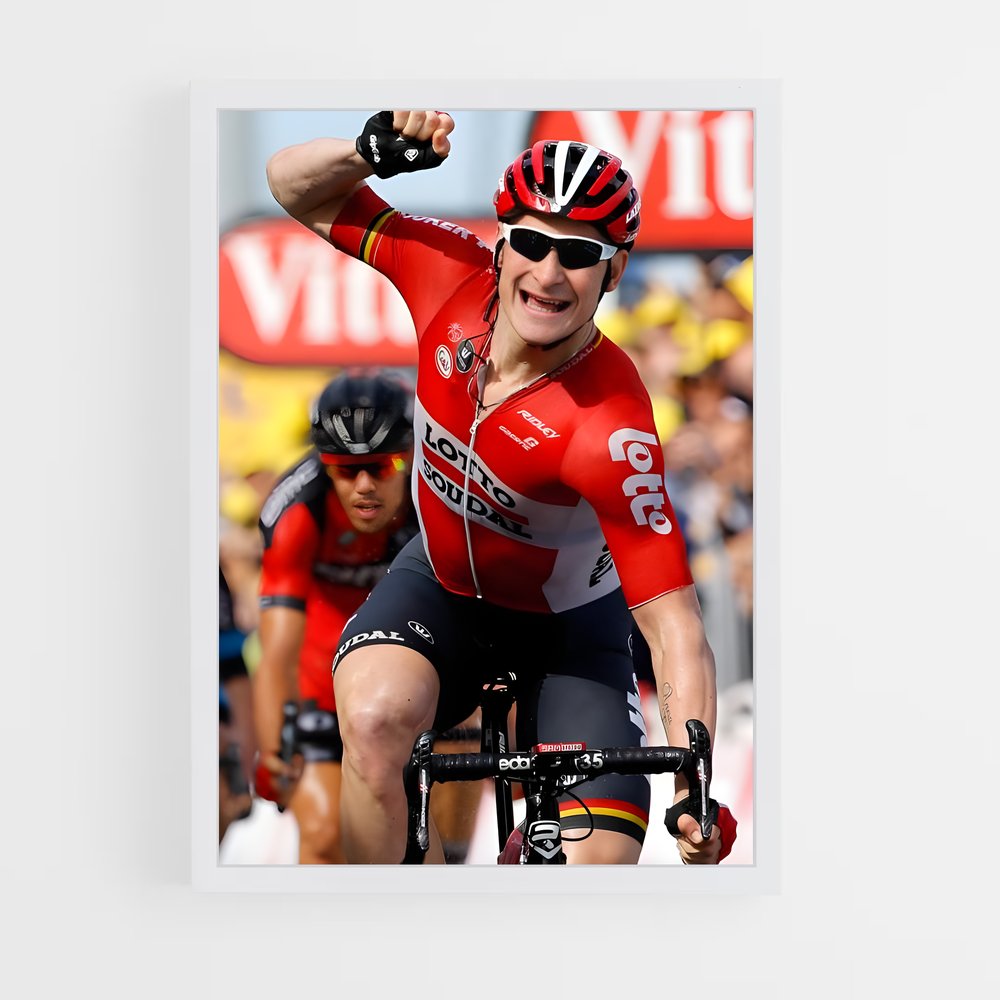 Poster La Victoire d'Andre – affiche Cyclisme (vue 3)